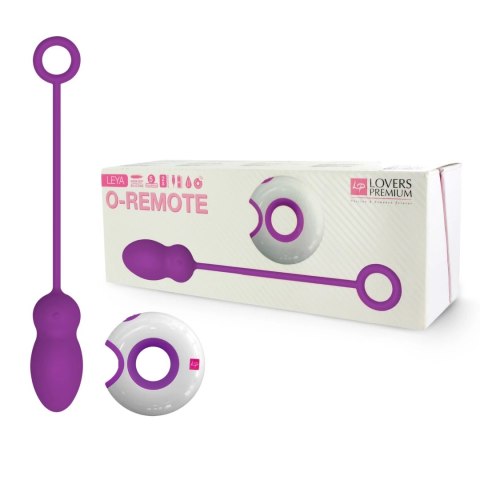 LoversPremium Leya Purple - Bezprzewodowy system wibracyjny, silikonowy, 19.4 cm