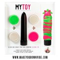 MyToy Vibrator Kit Green & Pink - Kreatywny zestaw do modelowania