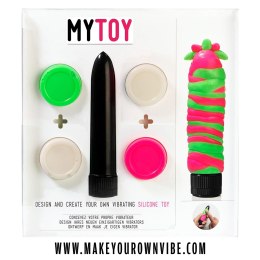 MyToy Vibrator Kit Green & Pink - Kreatywny zestaw do modelowania