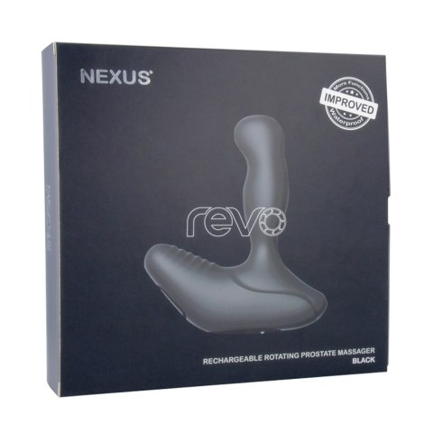 Nexus Revo Black - masażer prostaty z rotacją i wibracjami, czarny Nexus Revo Black - masażer prostaty z rotacją i wibracjami, czarny