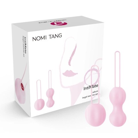 Nomi Tang IntiMate Kegel Set Sakura Pink - zestaw do treningu mięśni Nomi Tang IntiMate Kegel Set Sakura Pink - zestaw do treningu mięśni