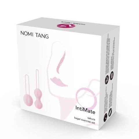 Nomi Tang IntiMate Kegel Set Sakura Pink - zestaw do treningu mięśni Nomi Tang IntiMate Kegel Set Sakura Pink - zestaw do treningu mięśni
