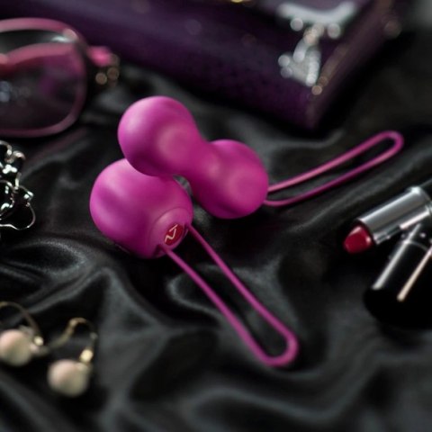 Nomi Tang Intimate Kegel Set Red Violet - zestaw do treningu mięśni dna miednicy Nomi Tang Intimate Kegel Set Red Violet - zestaw do treningu mięśni dna miednicy