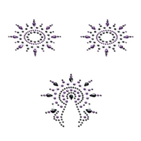 Petits Joujoux Gloria Set Black & Purple ozdobna biżuteria do ciała Petits Joujoux Gloria Set Black & Purple ozdobna biżuteria do ciała