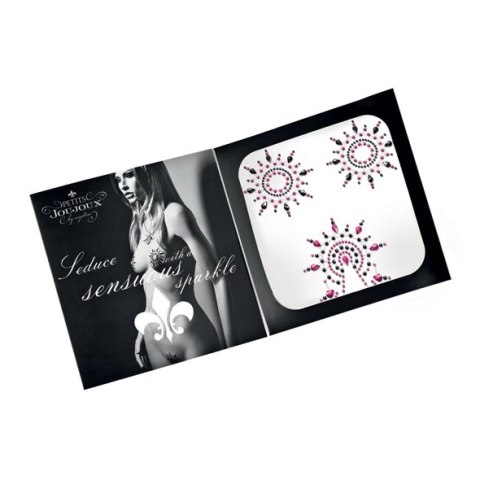 Petits Joujoux Gloria Set biżuteria do ciała Black & Pink kryształki Petits Joujoux Gloria Set biżuteria do ciała Black & Pink kryształki