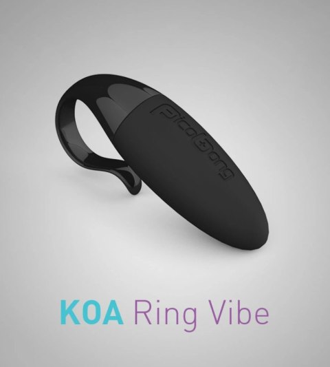 Picobong Koa Black - elastyczny pierścień wibrujący, 98x44x28mm Picobong Koa Black - elastyczny pierścień wibrujący, 98x44x28mm