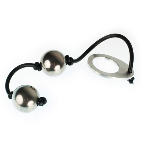 Rocks-Off Love Balls stalowe kulki treningowe z silikonowym łącznikiem 25mm Rocks-Off Love Balls stalowe kulki treningowe z silikonowym łącznikiem 25mm