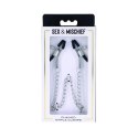 S&M Chained Nipple Clamps - zaciski z łańcuszkiem, regulacja nacisku