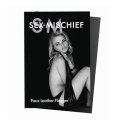 S&M Flogger Black - skorzany pejcz z wygodną rączką, 61 cm