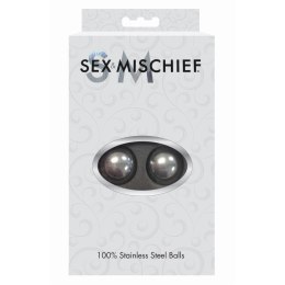 S&M Steele Balls kulki ze stali nierdzewnej, 2 cm, 2 sztuki