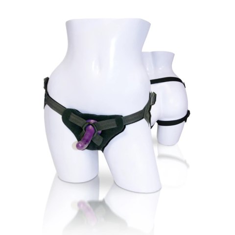Sportsheets New Comers Kit - zestaw uprząż z anatomicznym modułem 13 cm