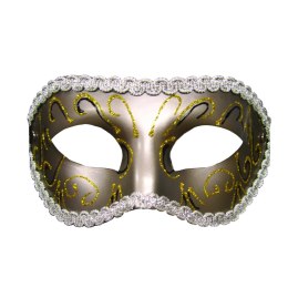 Sportsheets S&M Grey Masquerade Mask elegancka maska karnawałowa