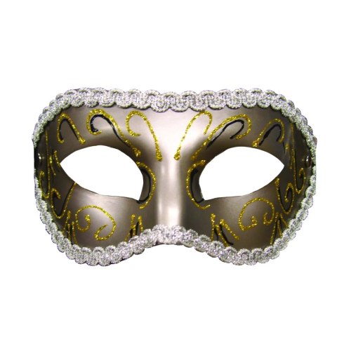 Sportsheets S&M Grey Masquerade Mask elegancka maska karnawałowa Sportsheets S&M Grey Masquerade Mask elegancka maska karnawałowa