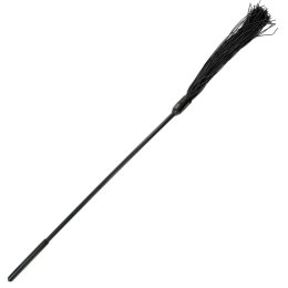 Sportsheets S&M Rubber Tickler Black 40cm - gumowy bat, czarny