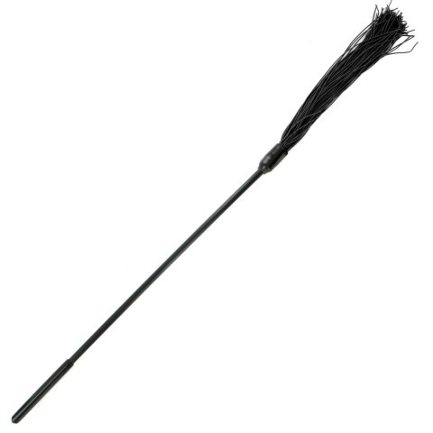Sportsheets S&M Rubber Tickler Black 40cm - gumowy bat, czarny