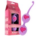 FeelzToys Desi Purple - kulki do treningu mięśni dna miednicy 3,9 cm