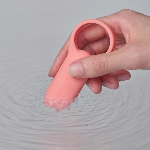 Iroha SVR+ Coral Pink - Wibrujący Pierścień Silikonowy, 8 Trybow, USB Iroha SVR+ Coral Pink - Wibrujący Pierścień Silikonowy, 8 Trybow, USB