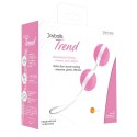 Joydivision Joyballs Trend Duo rożowo-białe - podwojny system treningowy 3,5 cm