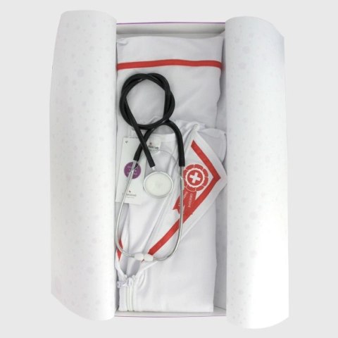 Obsessive Emergency Costume S/M - komplet przebrania pielęgniarki z akcesoriami Obsessive Emergency Costume S/M - komplet przebrania pielęgniarki z akcesoriami
