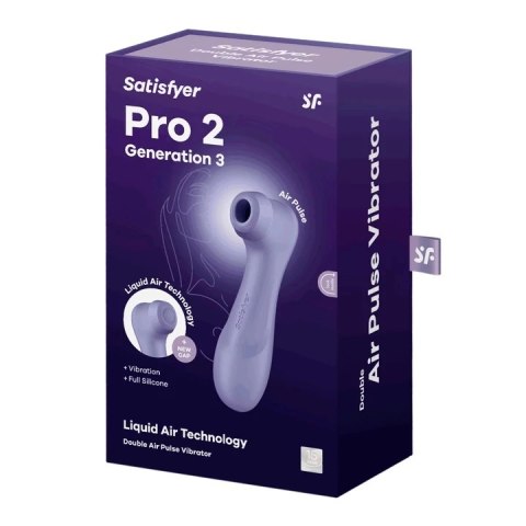 Satisfyer Pro 2 Generation 3 Violet - Intuicyjny Stymulator Air Pulse z Aplikacją Satisfyer Pro 2 Generation 3 Violet - Intuicyjny Stymulator Air Pulse z Aplikacją
