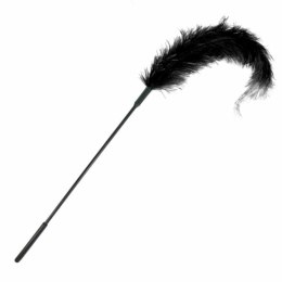Sportsheets Ostrich Tickler Black - piorko do masażu 40 cm czarne