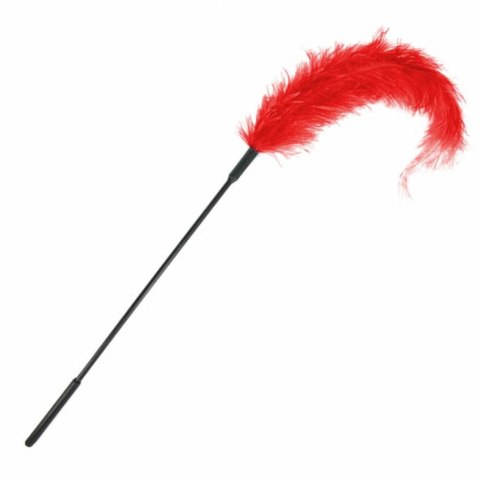Sportsheets Ostrich Tickler Red piorko dekoracyjne 40 cm czerwone Sportsheets Ostrich Tickler Red piorko dekoracyjne 40 cm czerwone