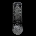 Tenga Flip Hole Black - rozkładana maszyna intymna z przyciskami