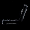 Tenga Flip Hole Black - rozkładana maszyna intymna z przyciskami