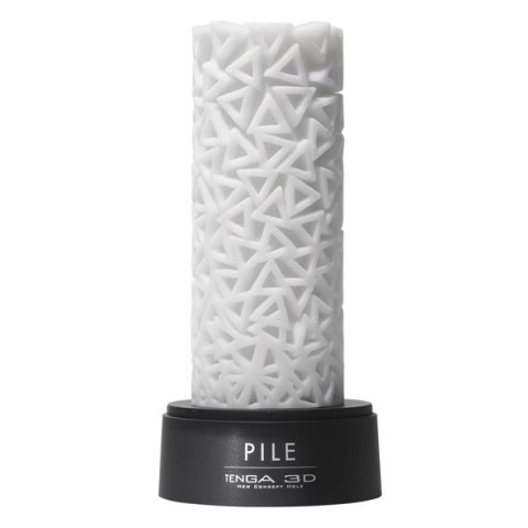 Tenga Sleeve 3D Pile - model z trojkątną teksturą, 15,65 cm Tenga Sleeve 3D Pile - model z trojkątną teksturą, 15,65 cm