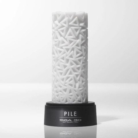 Tenga Sleeve 3D Pile - model z trojkątną teksturą, 15,65 cm Tenga Sleeve 3D Pile - model z trojkątną teksturą, 15,65 cm