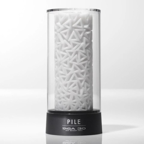 Tenga Sleeve 3D Pile - model z trojkątną teksturą, 15,65 cm Tenga Sleeve 3D Pile - model z trojkątną teksturą, 15,65 cm