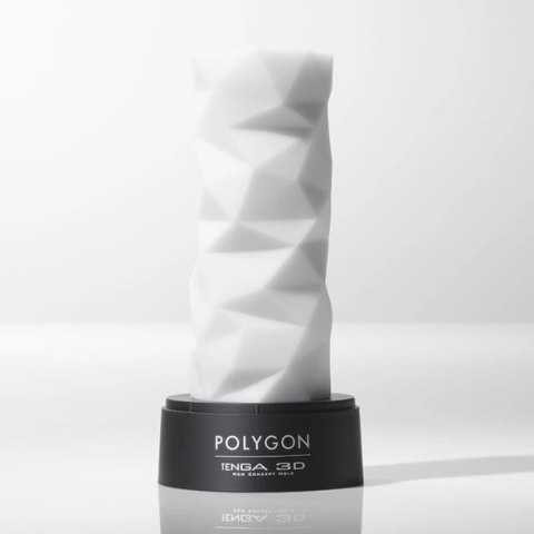 Tenga Sleeve 3D Polygon - model intymny z geometryczną strukturą 15,6 cm Tenga Sleeve 3D Polygon - model intymny z geometryczną strukturą 15,6 cm