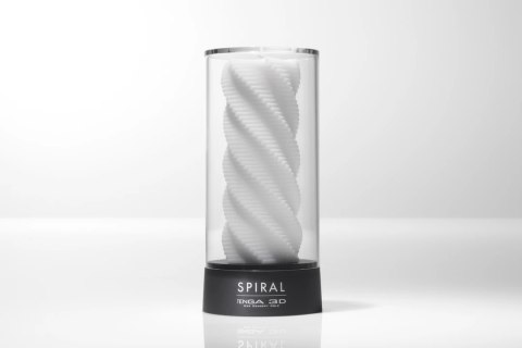 Tenga Sleeve 3D Spiral - model intymny z anatomiczną spiralną teksturą Tenga Sleeve 3D Spiral - model intymny z anatomiczną spiralną teksturą