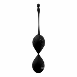 Vibe Therapy Fascinate Black - podwojne kulki treningowe silikonowe