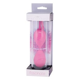 Vibe Therapy Fascinate Pink - kulki treningowe Kegla silikonowe, 20,5 cm