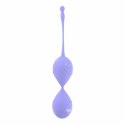 Vibe Therapy Fascinate Purple - podwojne kulki treningowe silikonowe