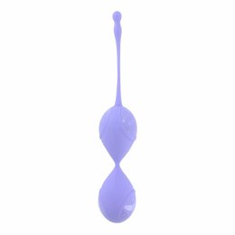 Vibe Therapy Fascinate Purple - podwojne kulki treningowe silikonowe