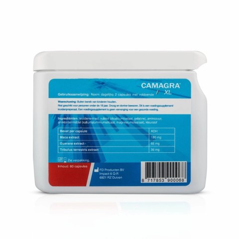 Camagra XL 60 kapsułek - Suplement diety z ekstraktami roślinnymi Camagra XL 60 kapsułek - Suplement diety z ekstraktami roślinnymi