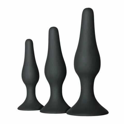 Easytoys Zestaw 3 korkow anatomicznych silikonowych - treningowy komplet Easytoys Zestaw 3 korkow anatomicznych silikonowych - treningowy komplet