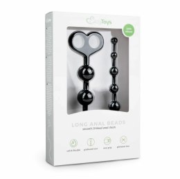 Sinner Gear Długie Koraliki Anatomiczne Black 10-elementowe