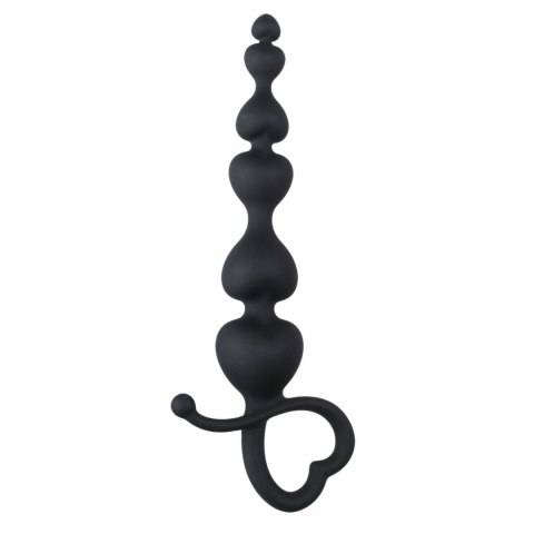 Sinner Gear Serce Koraliki Intymne Czarny Silikon 19 cm Sinner Gear Serce Koraliki Intymne Czarny Silikon 19 cm