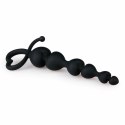 Sinner Gear Serce Koraliki Intymne Czarny Silikon 19 cm