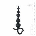 Sinner Gear Serce Koraliki Intymne Czarny Silikon 19 cm