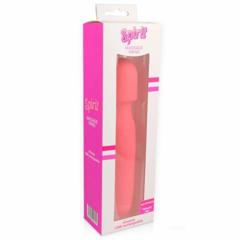 Spirit Rożdżka do Masażu Rożowa 8 Trybow Wodoodporna 21 cm Spirit Rożdżka do Masażu Rożowa 8 Trybow Wodoodporna 21 cm