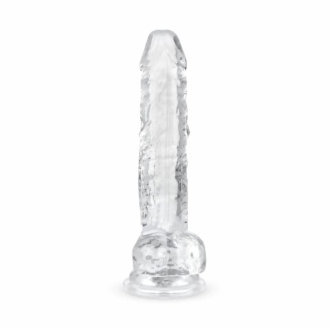 Dream Toys Crystal Clear Dildo 17 cm z anatomiczną podstawą