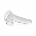 Dream Toys Crystal Clear Dildo 17 cm z anatomiczną podstawą