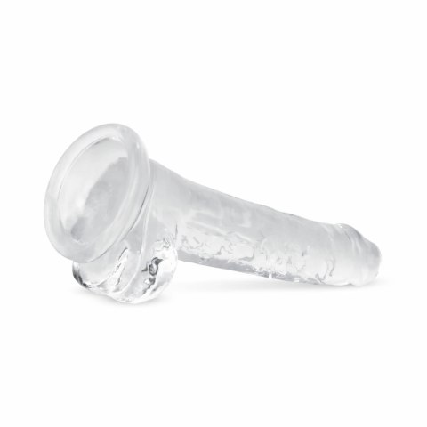 Dream Toys Crystal Clear Dildo 17 cm z anatomiczną podstawą