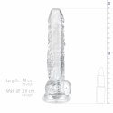 Dream Toys Crystal Clear Dildo 17 cm z anatomiczną podstawą