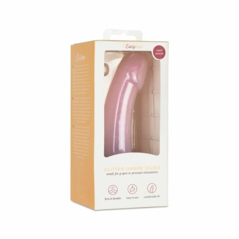 Mermaid Ombre Jelly Dildo 15cm kolorowy brokatowy design