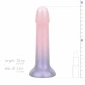Mermaid Ombre Jelly Dildo 15cm kolorowy brokatowy design